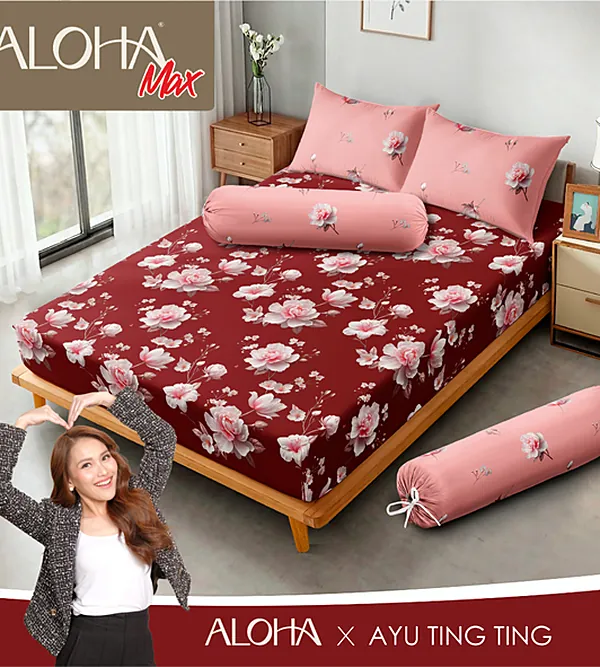 Bed cover Aloha Max hasil kolaborasi dengan Ayu Ting Ting